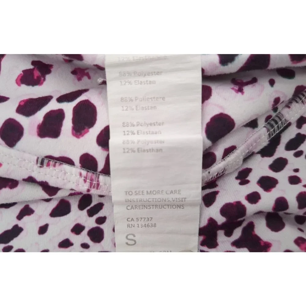 Fabletics Leggings‎ Womens Small High Waisted Statement Powerhold Leopard Print